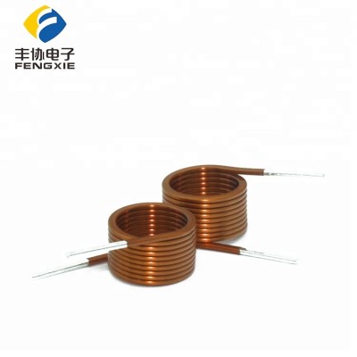 2020 custom high power 1-100Turns insulated copper wire coil/ air core coil/ inductor coil for 5G components