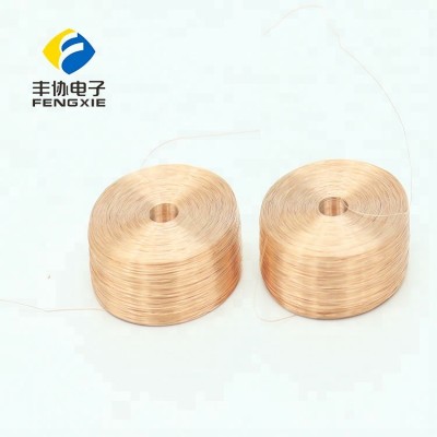 Factory custom certified self winding copper air core coil/ voice coil for speaker /wireless charging coil